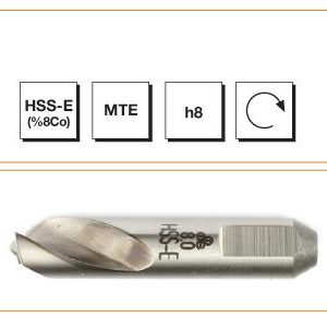 HSS -E (%8Co) MTE Normu Punta Çürütme Matkap Ucu - KISA (Havalı Tabancalar İçin )